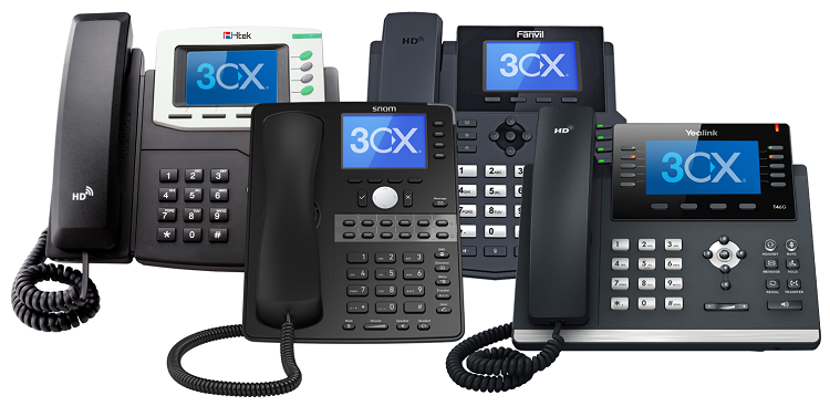 Welke IP phone toestellen kan je gebruiken met 3CX?