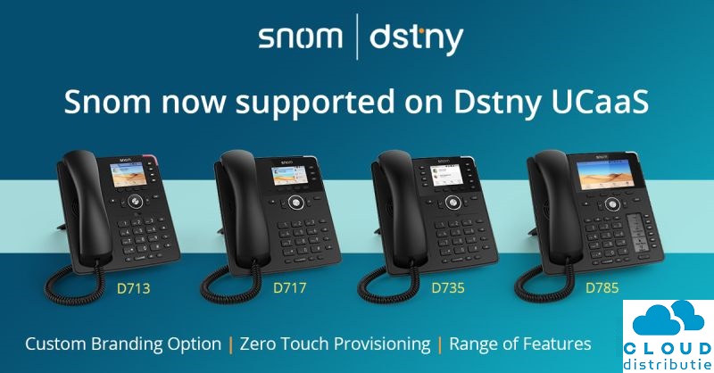 Snom gaat strategisch partnerschap aan met Dstny UCaaS