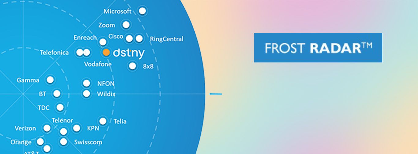 Dstny UCaaS als een van de topleiders herbevestigd door Frost & Sullivan