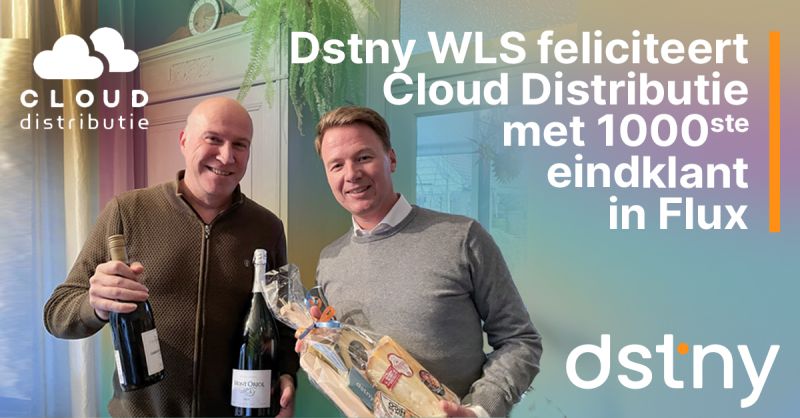 ​Cloud Distributie viert 1000 klanten mijlpaal